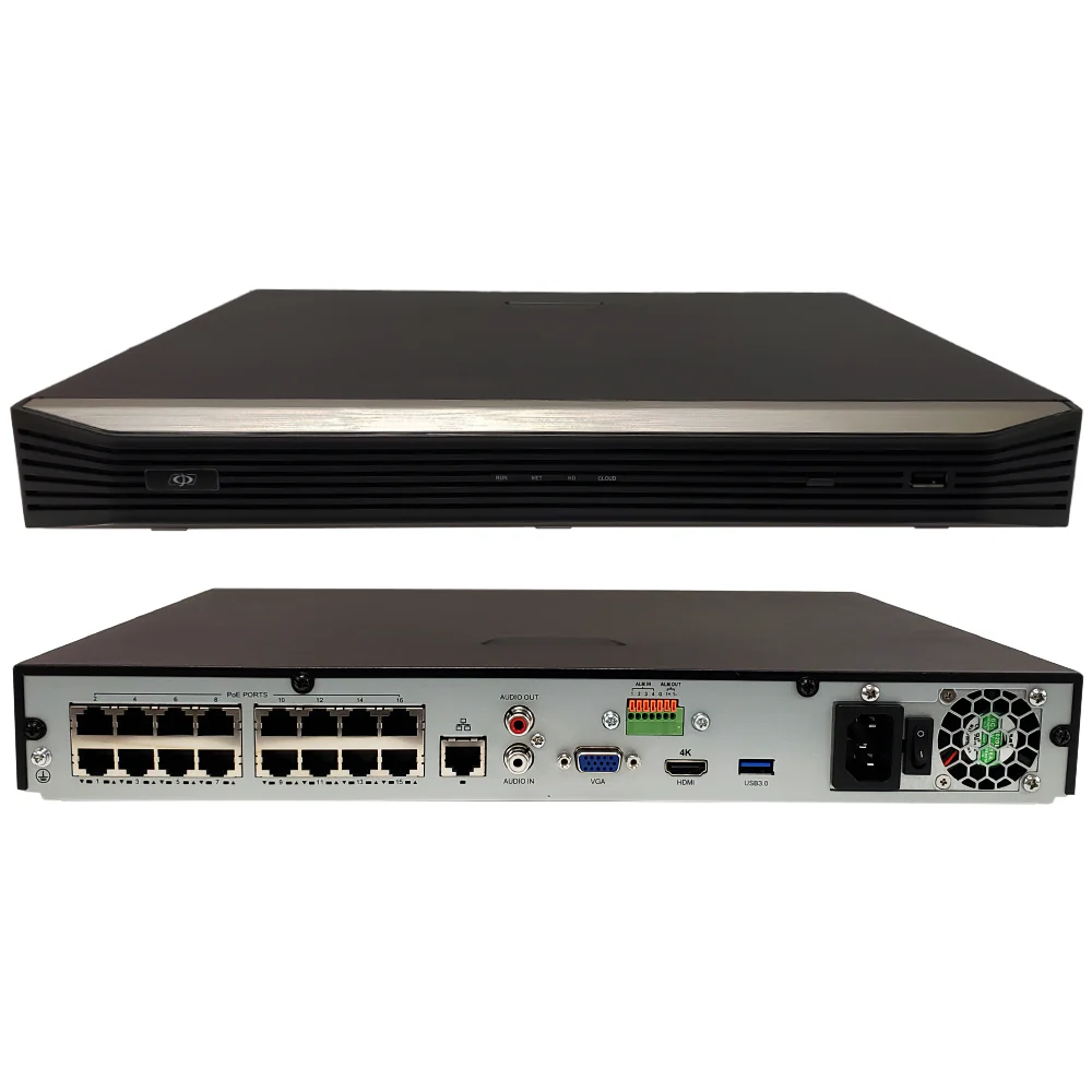 Longse 16 Channel NVR (NVR3616DB), 4k  Non- PoE, 1sata upto 16TB
